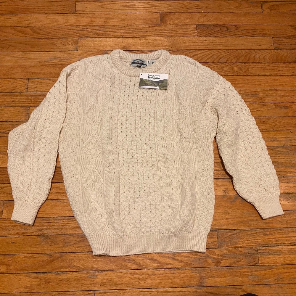 Men’s Irish Sweater XXL MERINO CREW NECK SWEATER C1949
